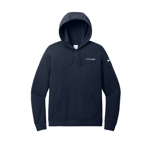 Nike Women's Club Fleece Sleeve Swoosh Pullover Hoodie