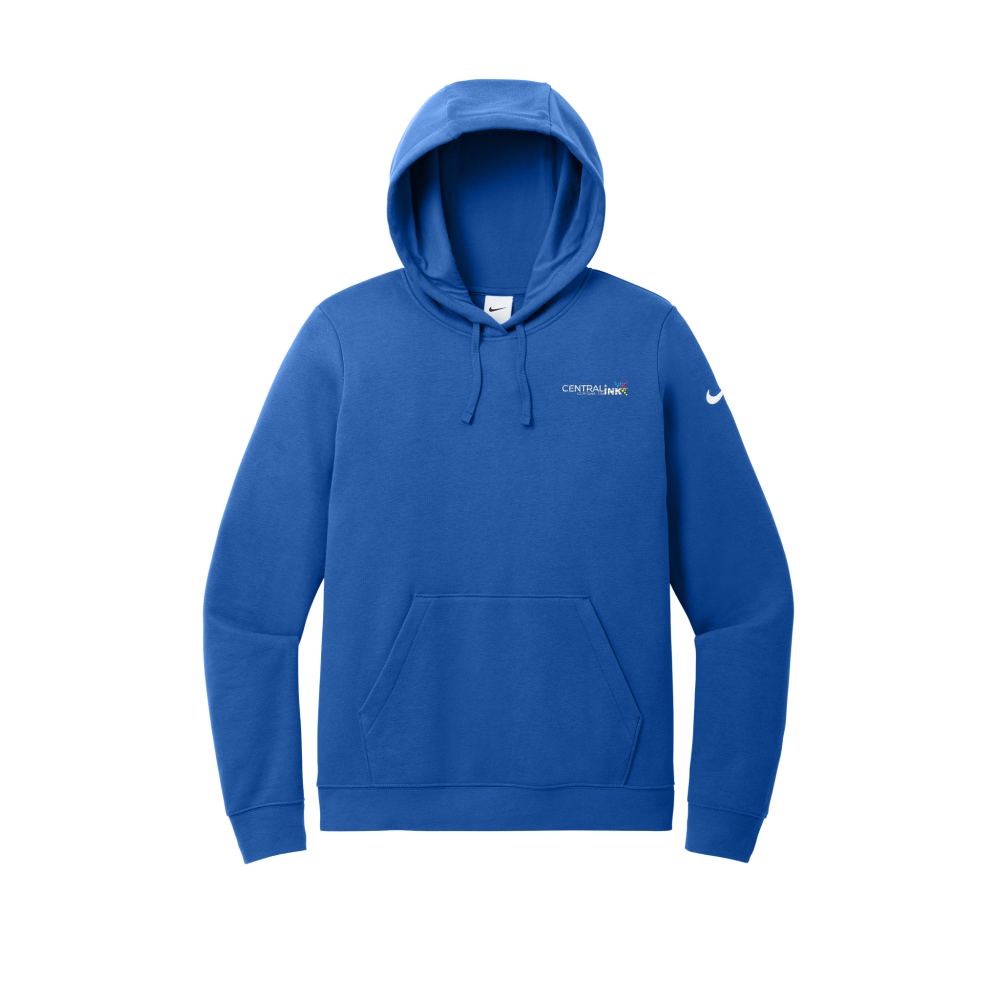 Nike Women's Club Fleece Sleeve Swoosh Pullover Hoodie