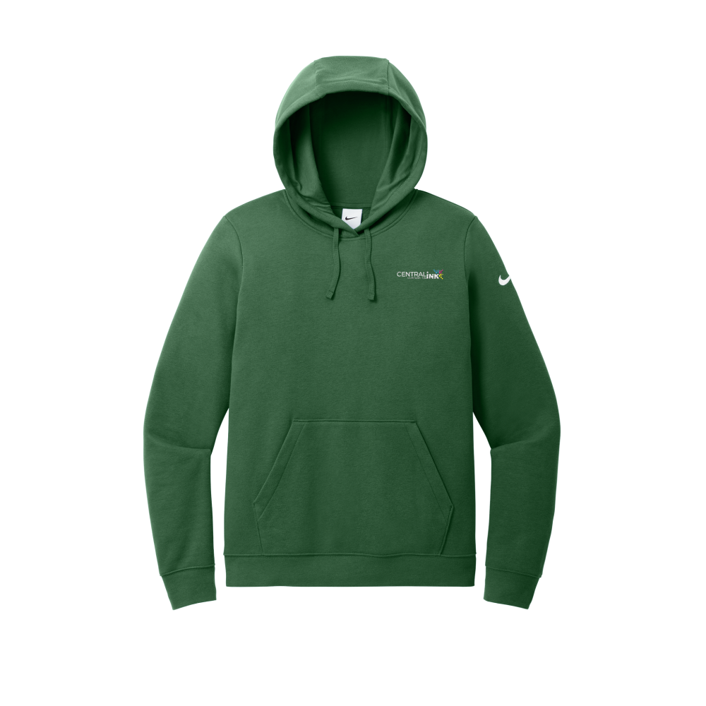 Nike Women's Club Fleece Sleeve Swoosh Pullover Hoodie