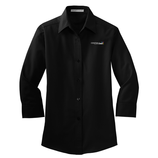 Port Authority® Women's 3/4-Sleeve Easy Care Shirt