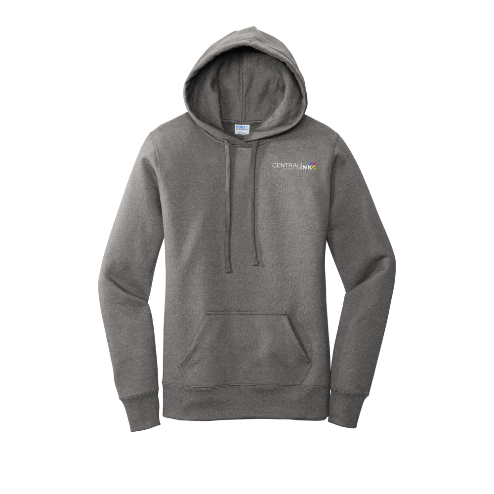 Port & Company® Women's Core Fleece Pullover Hooded Sweatshirt