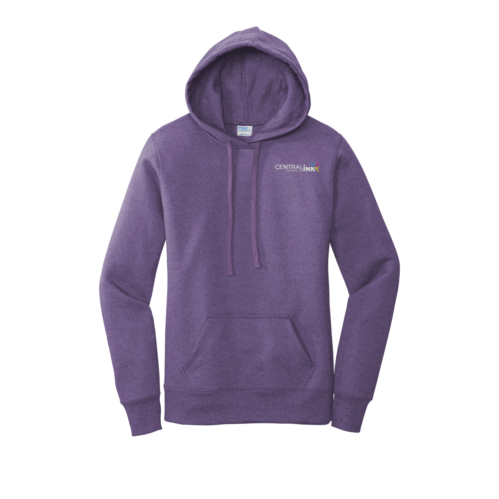 Port & Company® Women's Core Fleece Pullover Hooded Sweatshirt