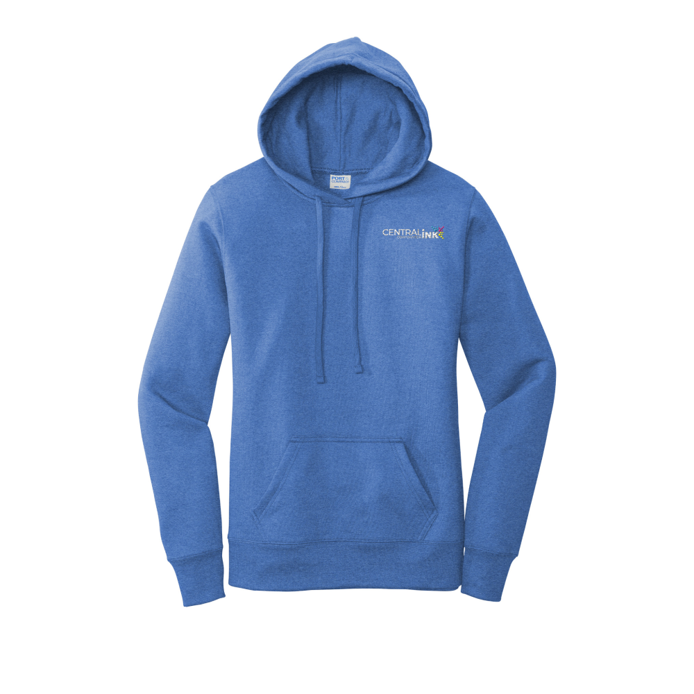 Port & Company® Women's Core Fleece Pullover Hooded Sweatshirt