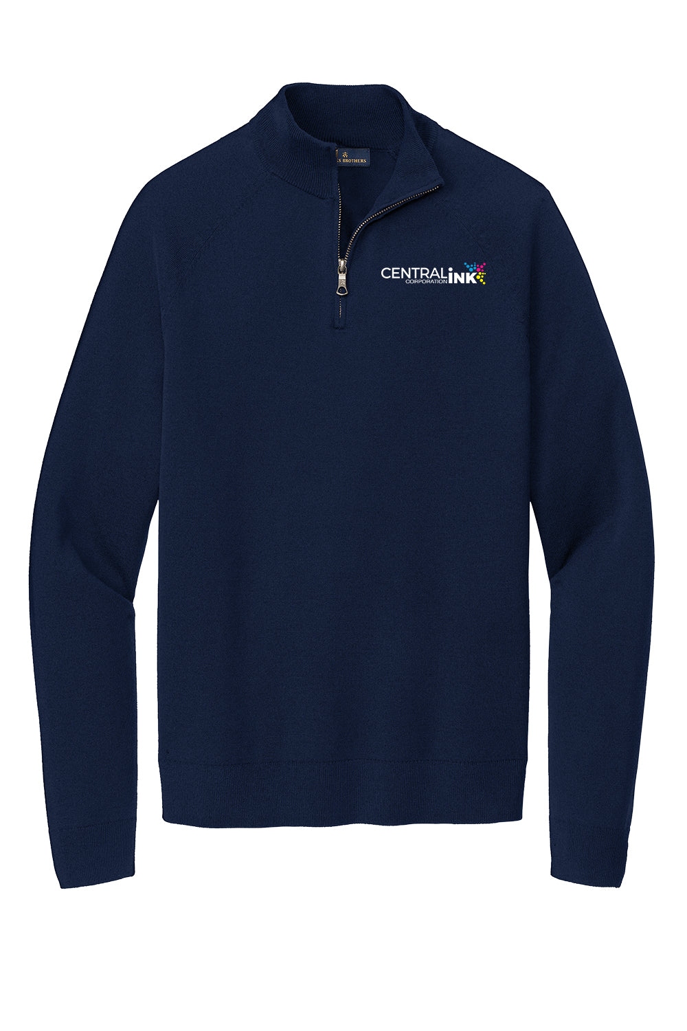 Brooks Brothers® Cotton Stretch 1/4-Zip Sweater