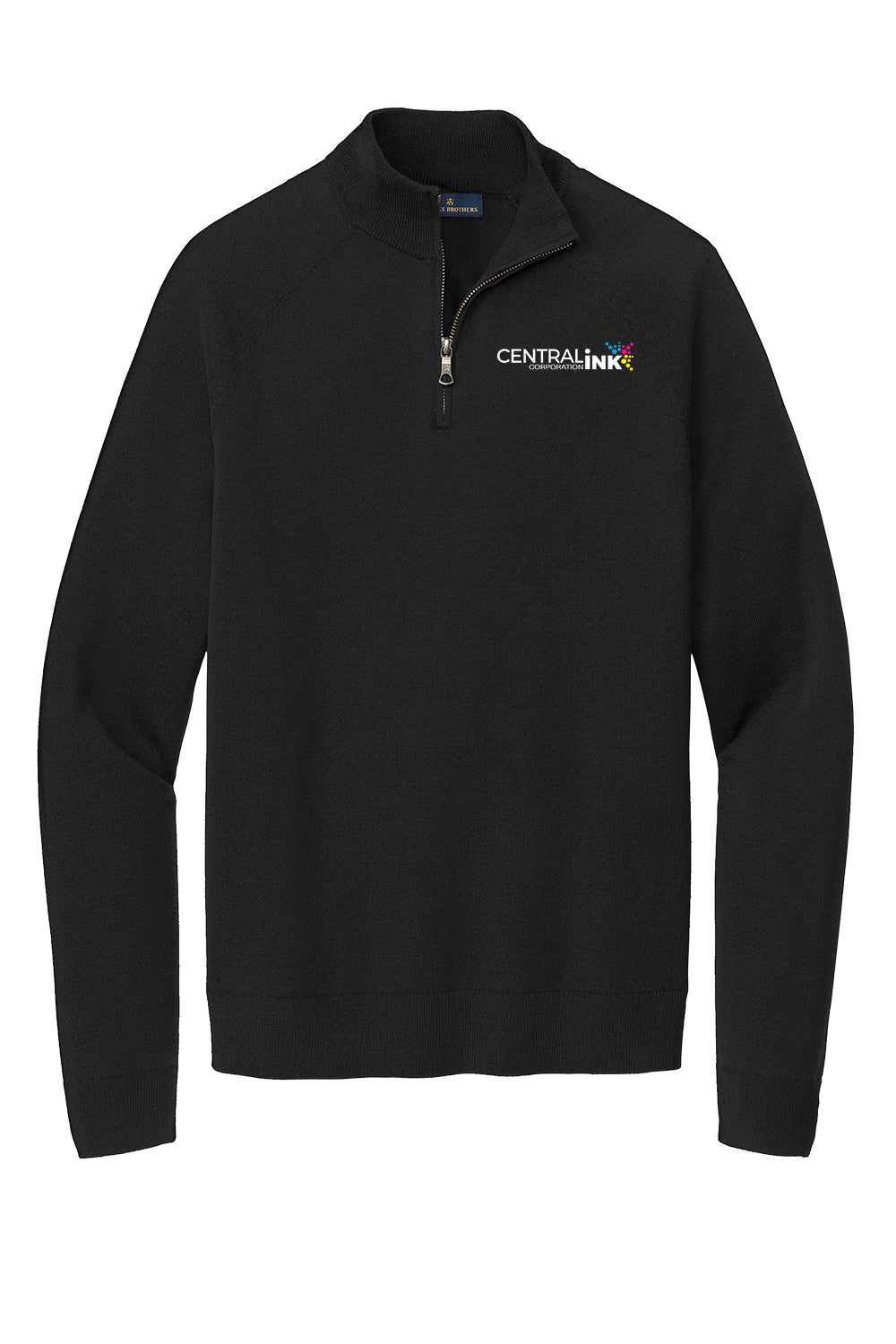 Brooks Brothers® Cotton Stretch 1/4-Zip Sweater