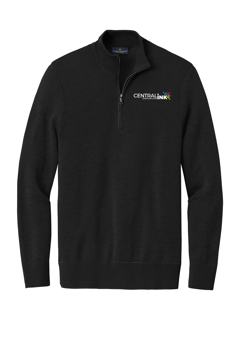 Brooks Brothers® Washable Merino Birdseye 1/4-Zip Sweater